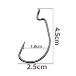 20 Pieces High Carbon Steel Hooks