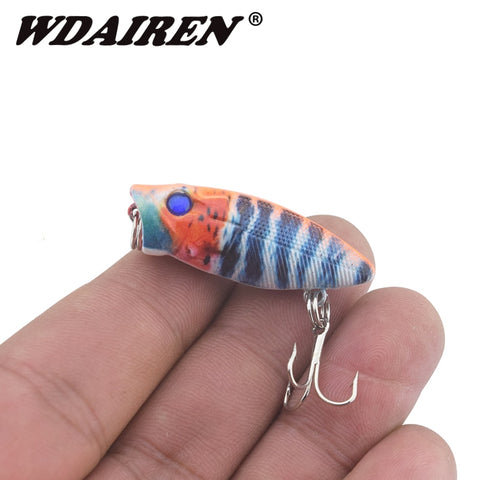 3.5cm 2.7g Popper Wobblers Fishing Lure