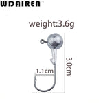 5 Pieces New High Quality Lead Head Hook